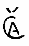 Indiscernible: monogram (Read as: CA, AC)