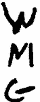Indiscernible: monogram (Read as: WMG)